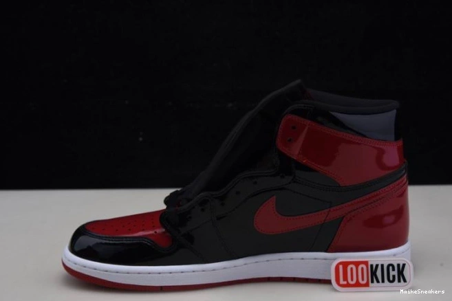 MaikeSneakers Patent 555088-063 Jordan 1 High Bred OG Air 0629